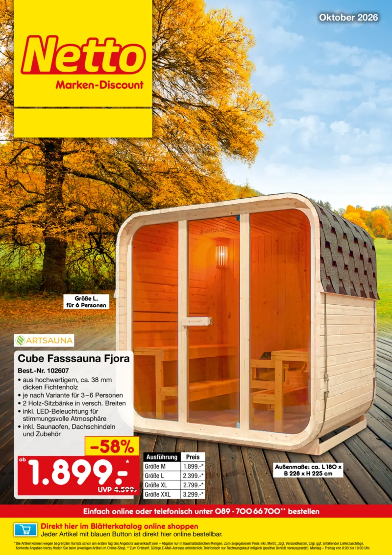 Netto Marken-Discount Prospekt vom 01.10.2026, Seite 1