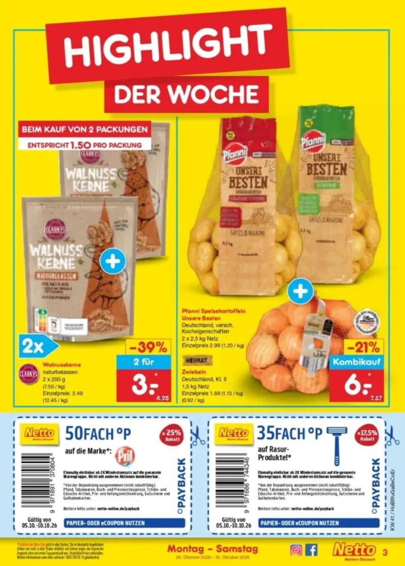 Netto Marken-Discount Prospekt vom 05.10.2026, Seite 3