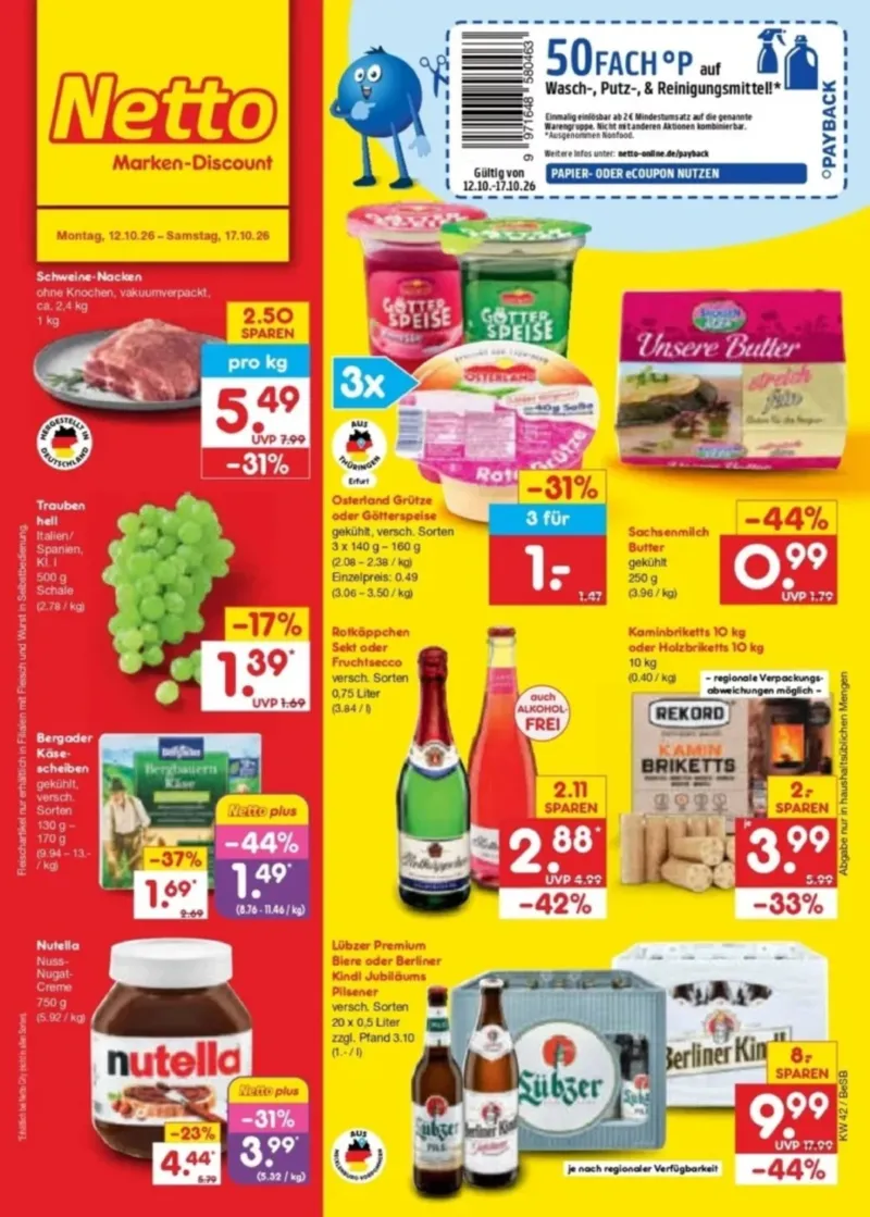 Netto Marken-Discount Prospekt vom 12.10.2026, Seite 1