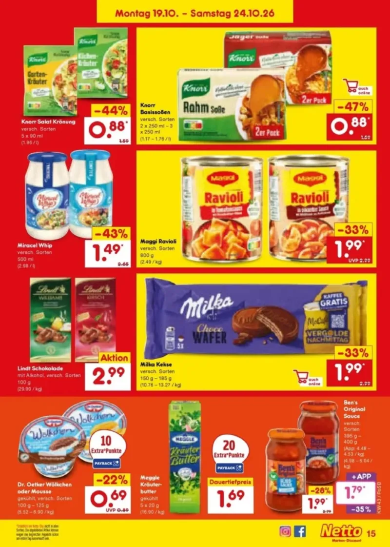 Netto Marken-Discount Prospekt vom 19.10.2026, Seite 17