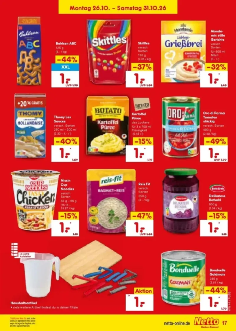 Netto Marken-Discount Prospekt vom 26.10.2026, Seite 25