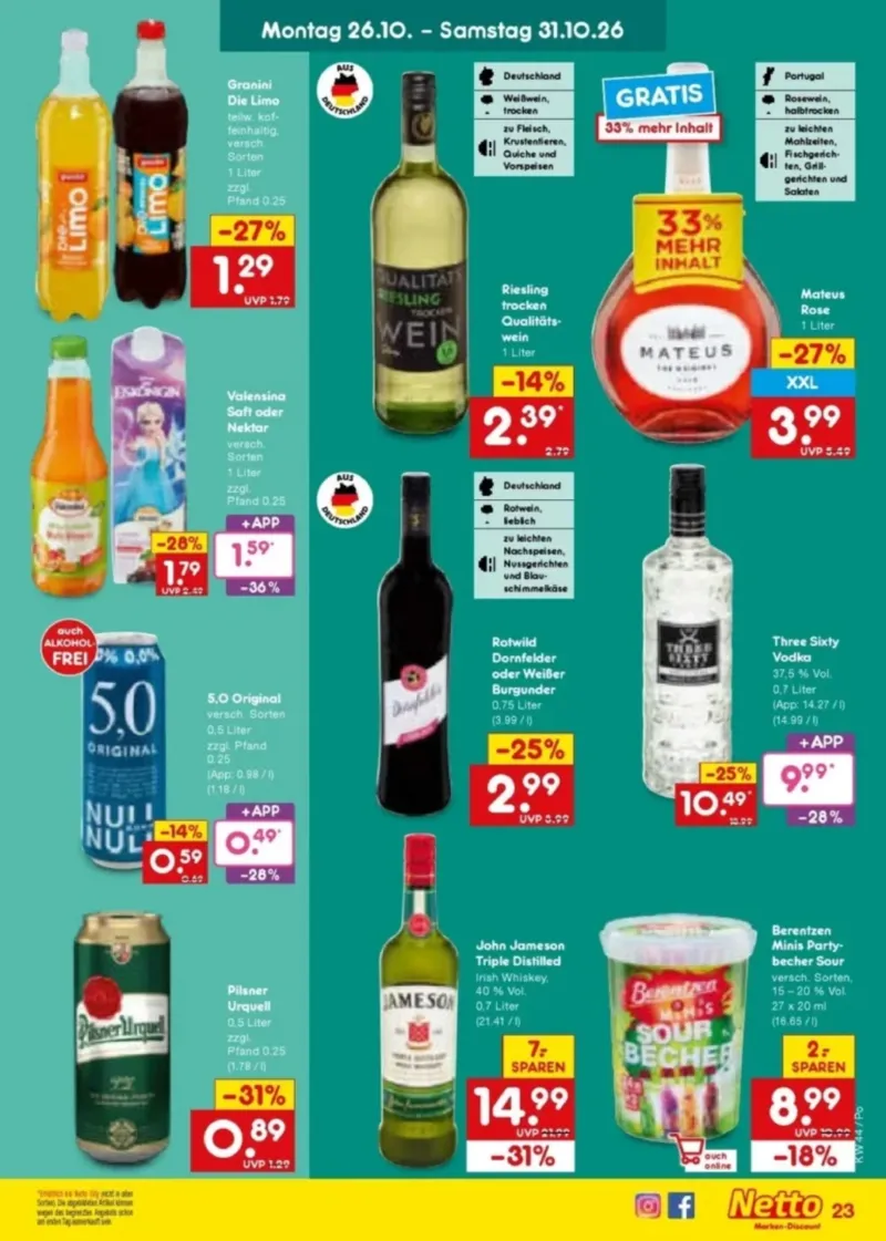 Netto Marken-Discount Prospekt vom 26.10.2026, Seite 31
