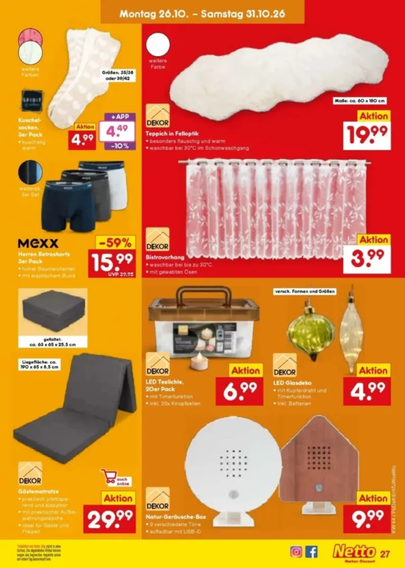 Netto Marken-Discount Prospekt vom 26.10.2026, Seite 37