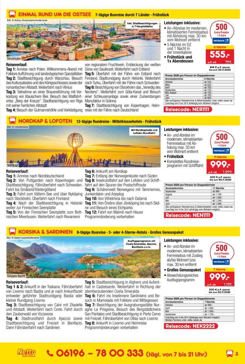 Netto-Reisen Prospekt vom 09.10.2025, Seite 3