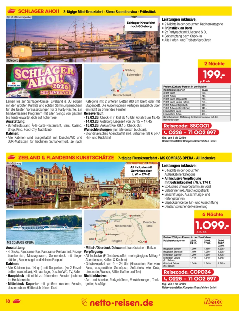 Netto-Reisen Prospekt vom 30.10.2025, Seite 18