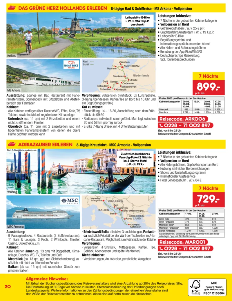 Netto-Reisen Prospekt vom 30.10.2025, Seite 20
