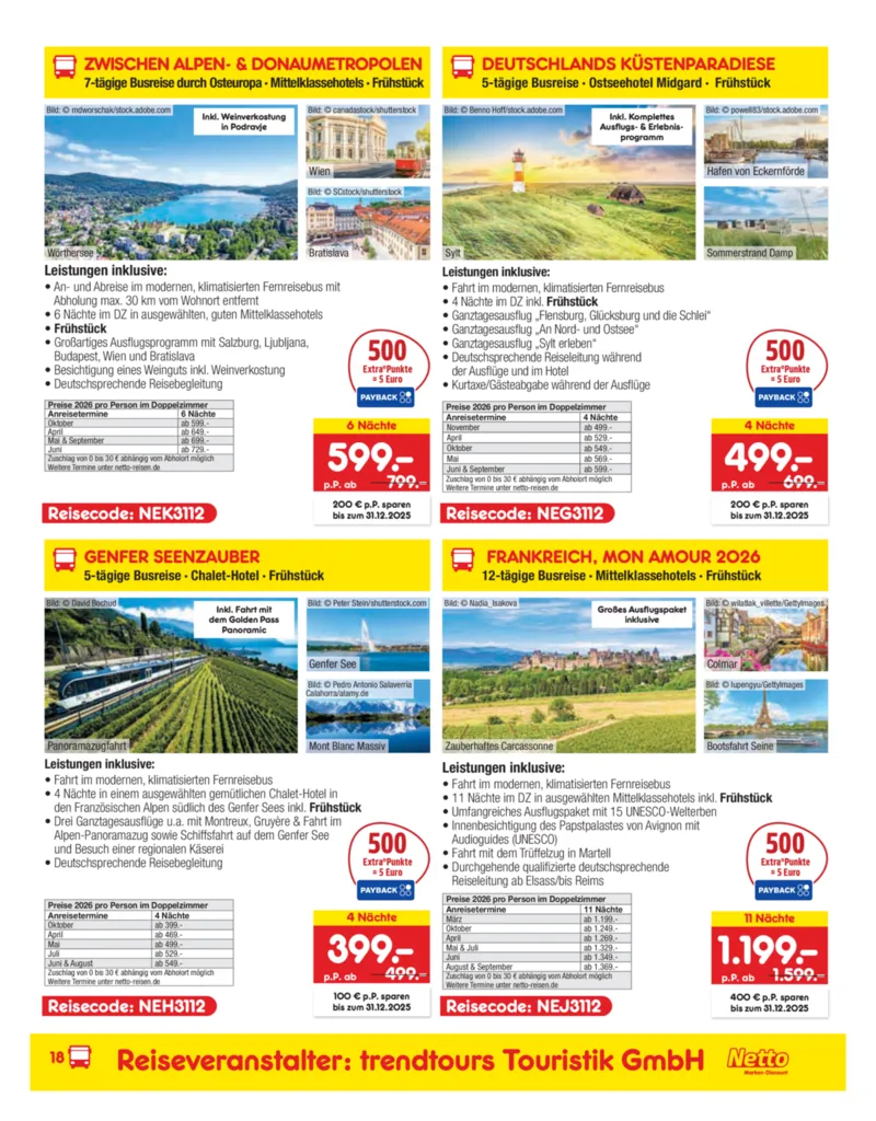 Netto-Reisen Prospekt vom 27.11.2025, Seite 18