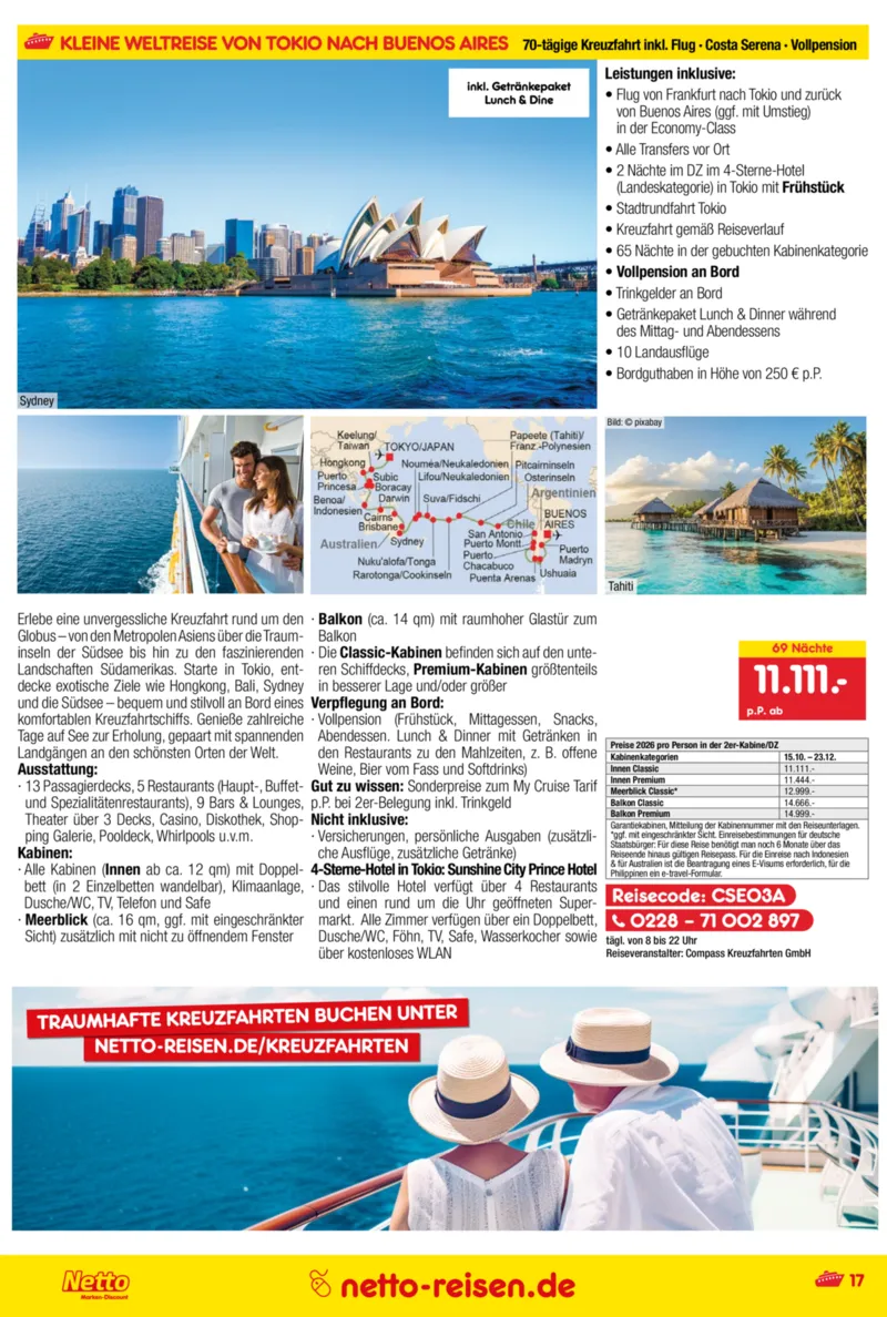 Netto-Reisen Prospekt vom 29.12.2025, Seite 17