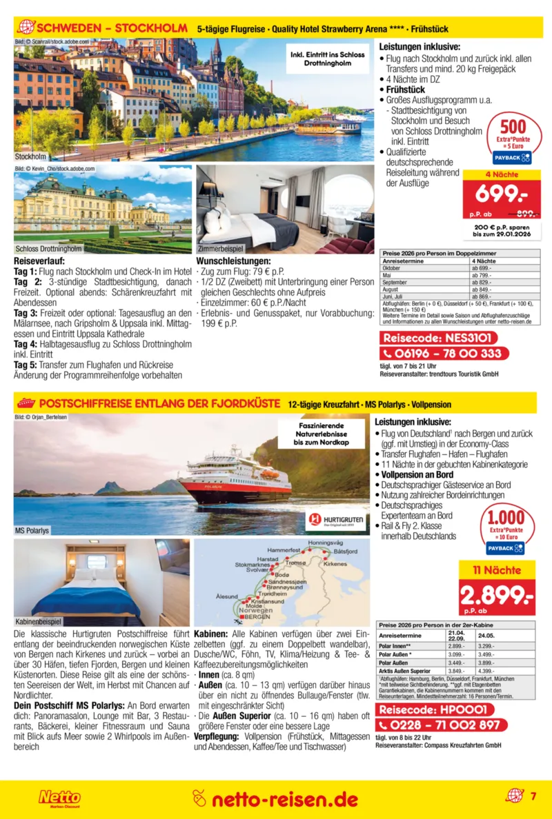 Netto-Reisen Prospekt vom 29.12.2025, Seite 7