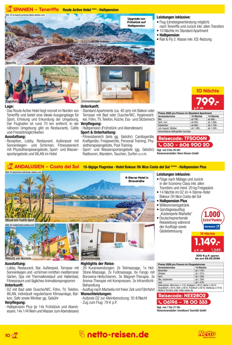 Netto-Reisen Prospekt vom 29.01.2026, Seite 10
