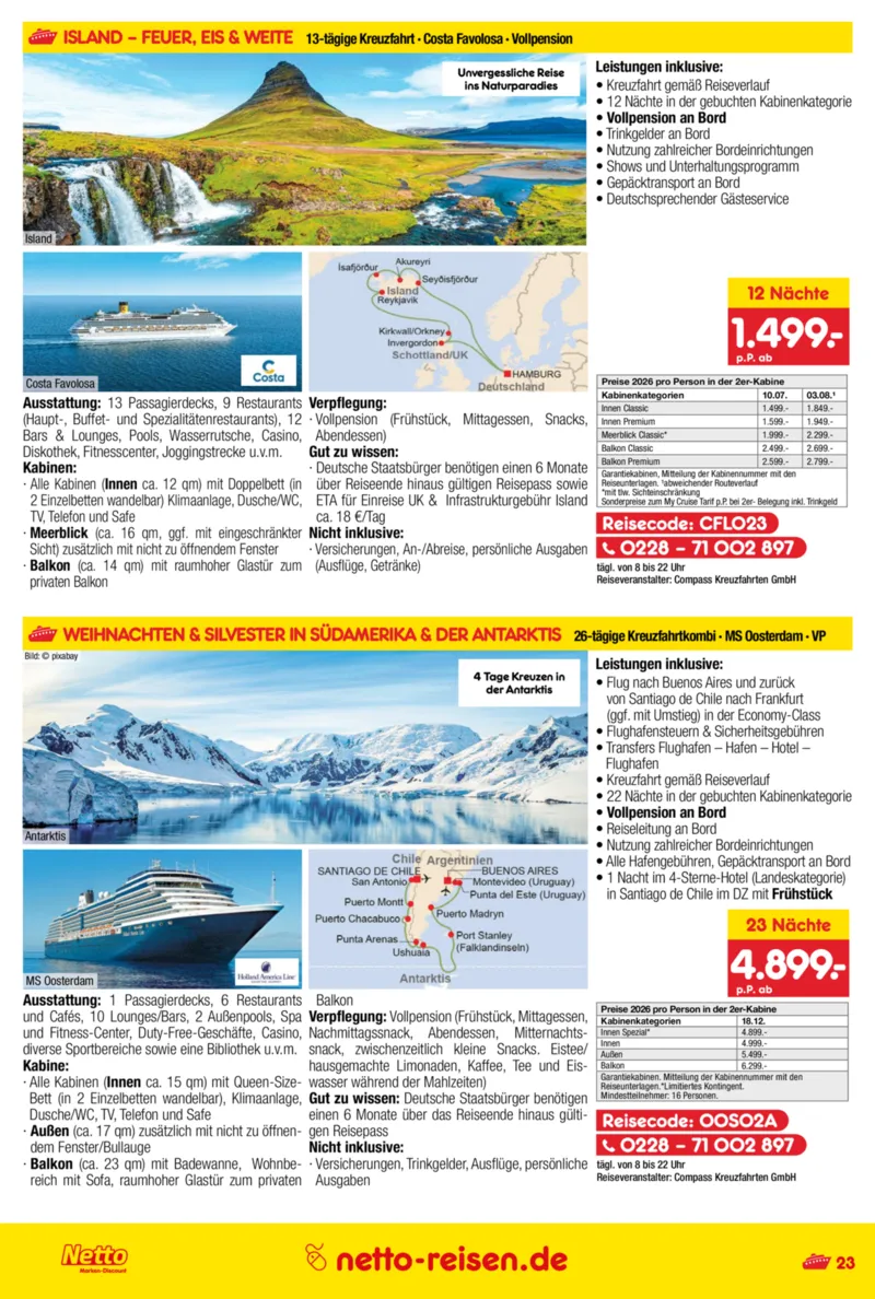 Netto-Reisen Prospekt vom 29.01.2026, Seite 23