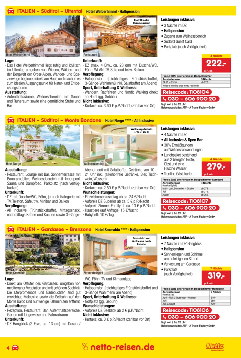 Netto-Reisen Prospekt vom 29.01.2026, Seite 4