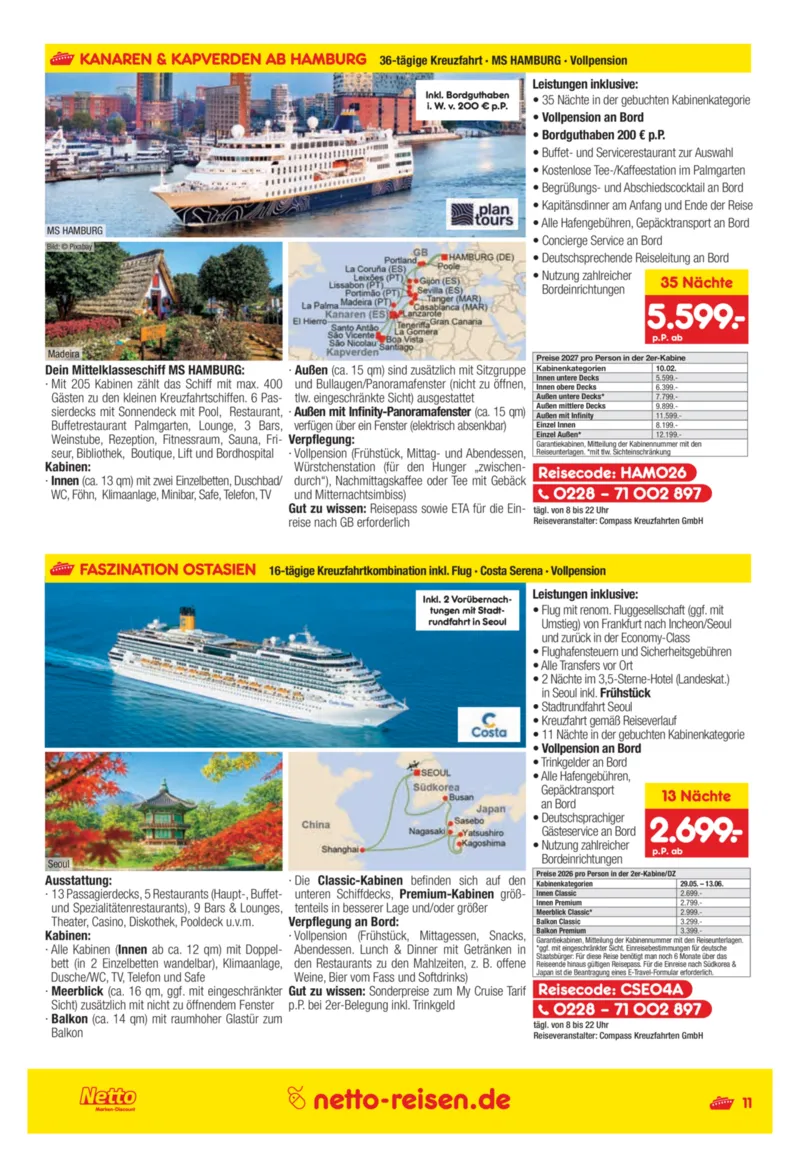 Netto-Reisen Prospekt vom 26.02.2026, Seite 11
