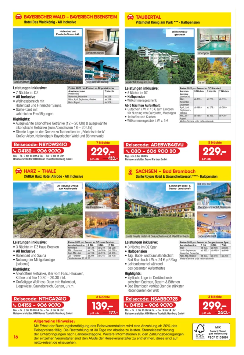Netto-Reisen Prospekt vom 26.02.2026, Seite 16