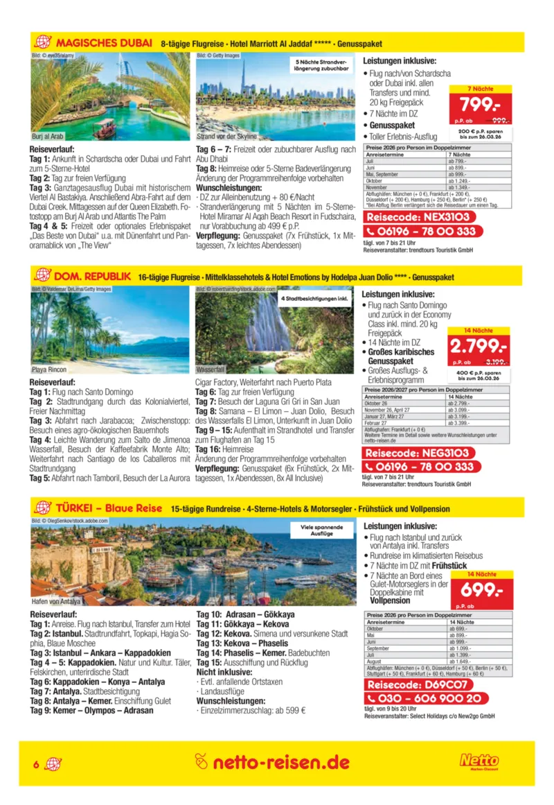 Netto-Reisen Prospekt vom 26.02.2026, Seite 6