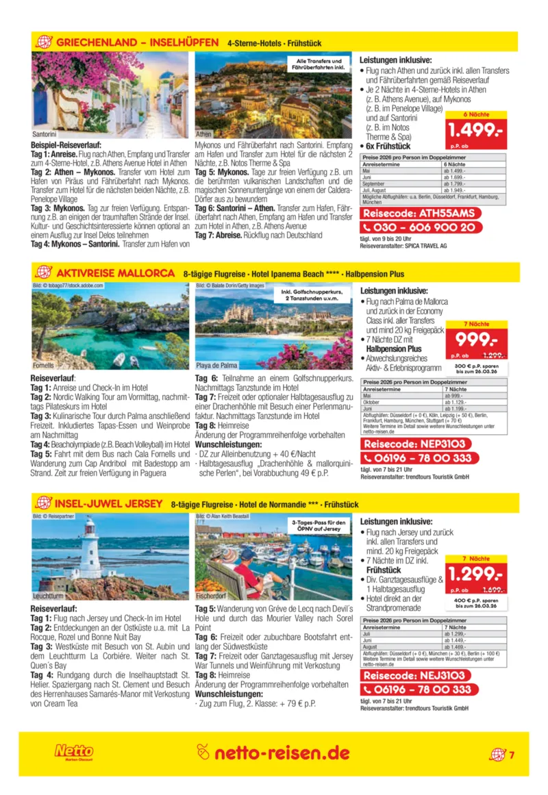 Netto-Reisen Prospekt vom 26.02.2026, Seite 7