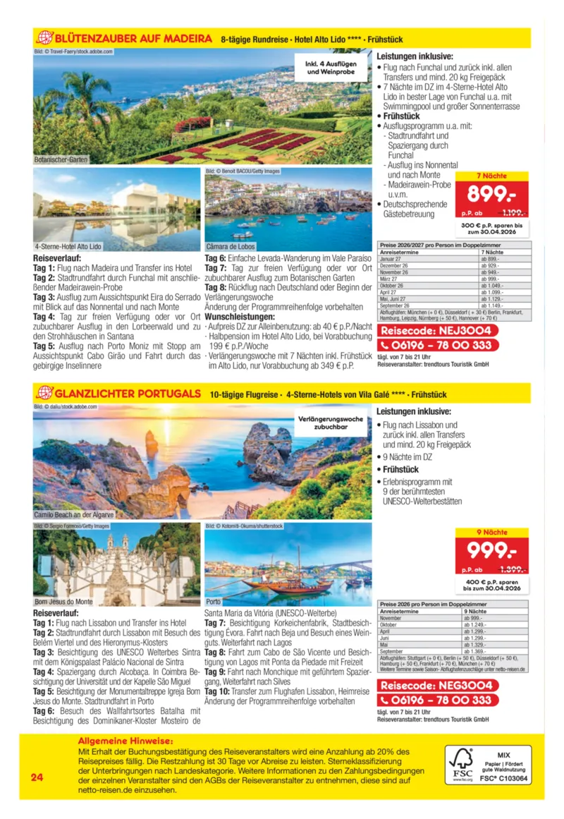 Netto-Reisen Prospekt vom 27.03.2026, Seite 24