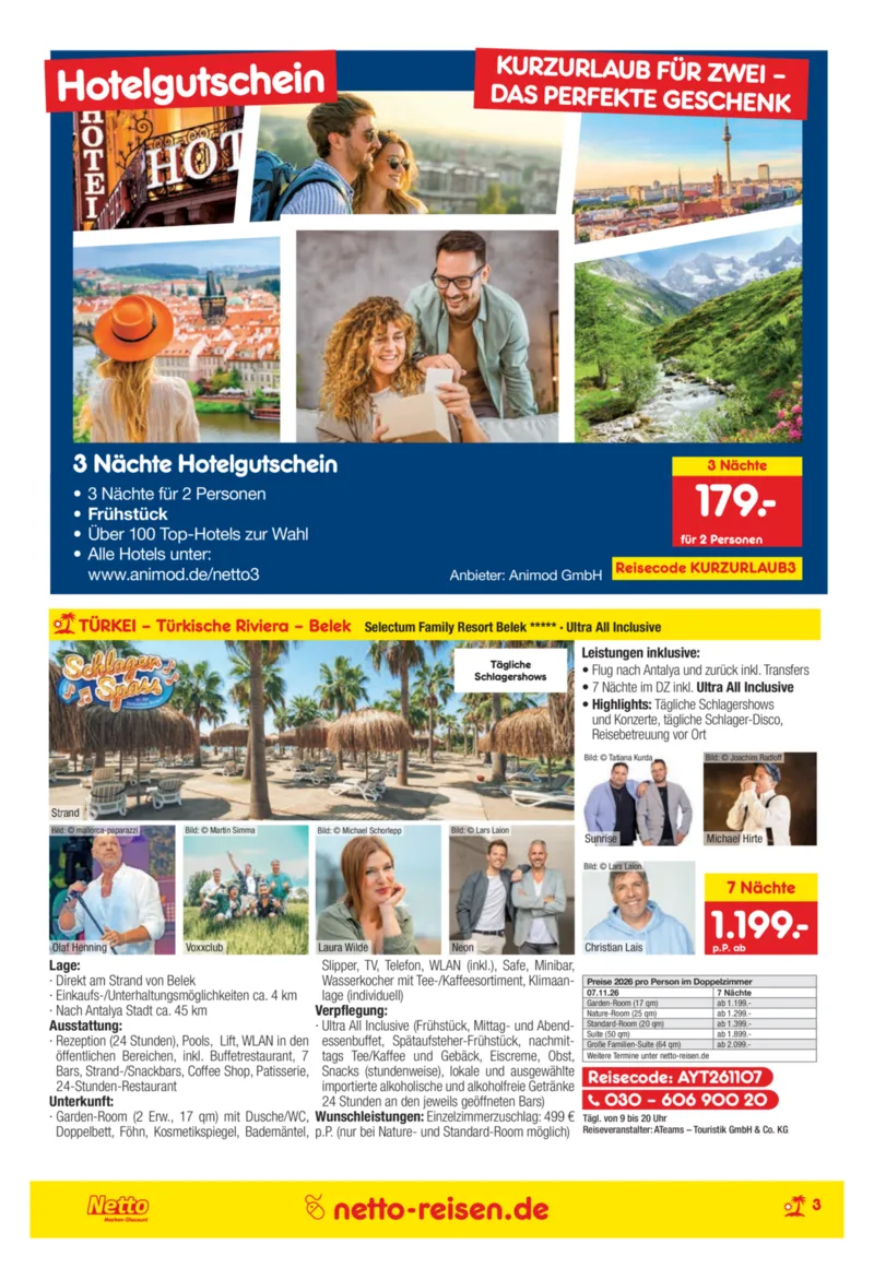 Netto-Reisen Prospekt vom 27.03.2026, Seite 3