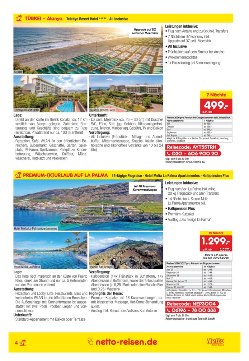 Netto-Reisen Prospekt vom 27.03.2026, Seite 4