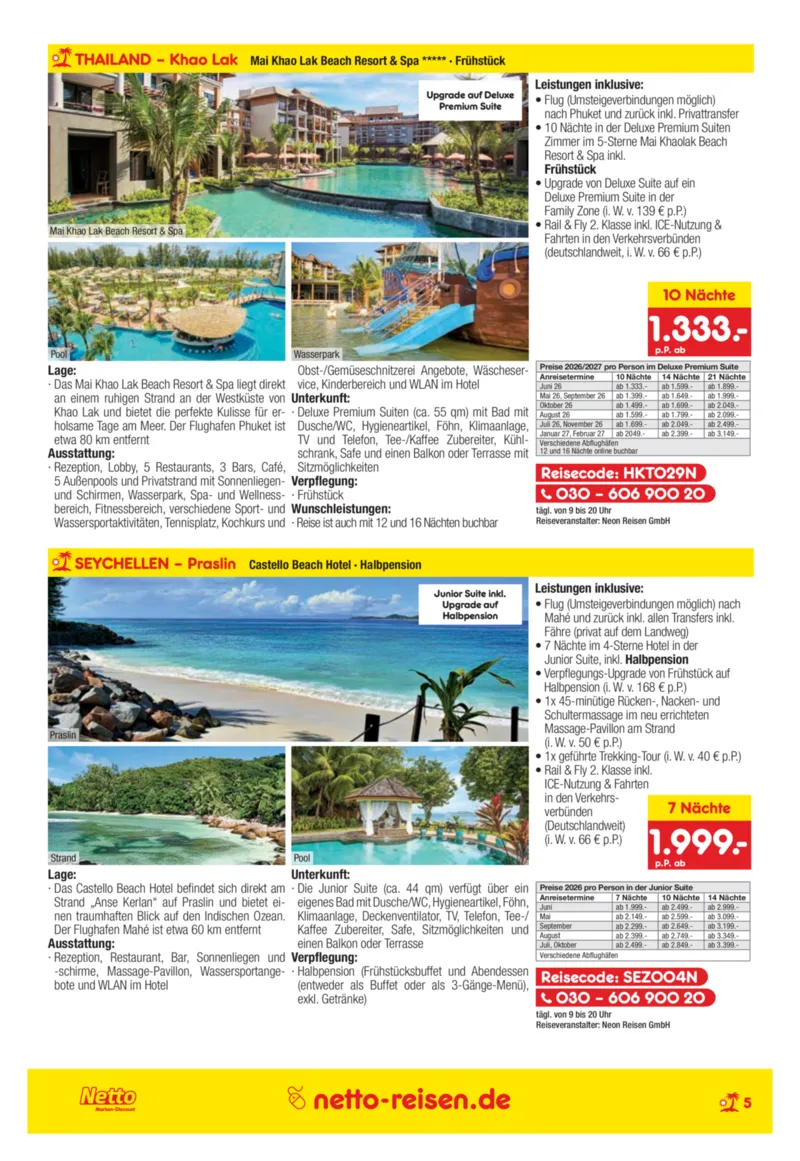 Netto-Reisen Prospekt vom 27.03.2026, Seite 5
