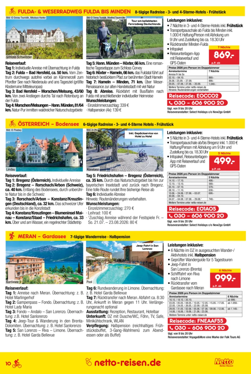 Netto-Reisen Prospekt vom 30.04.2026, Seite 10