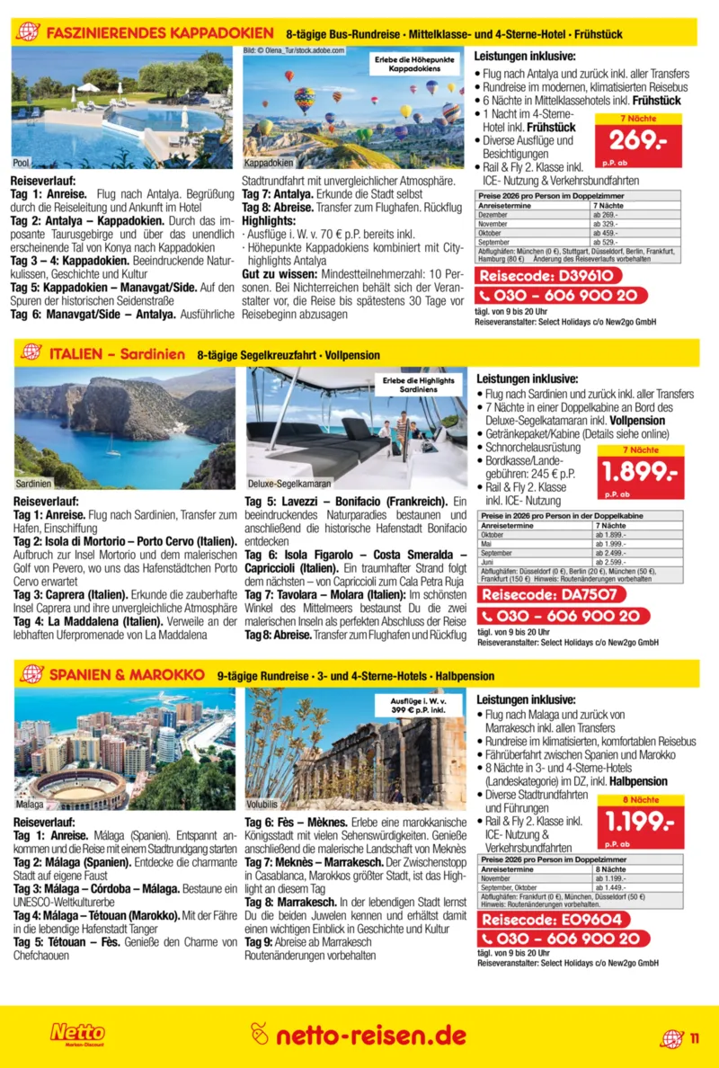 Netto-Reisen Prospekt vom 30.04.2026, Seite 11