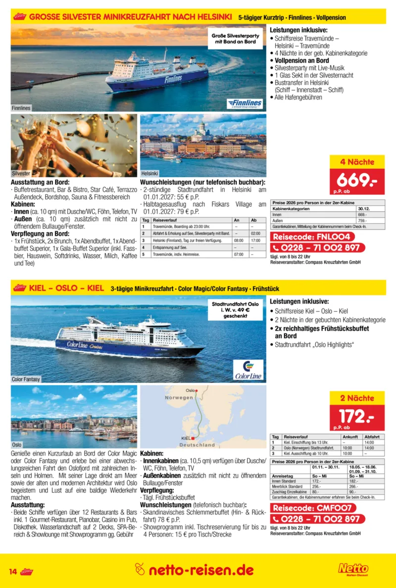 Netto-Reisen Prospekt vom 30.04.2026, Seite 14