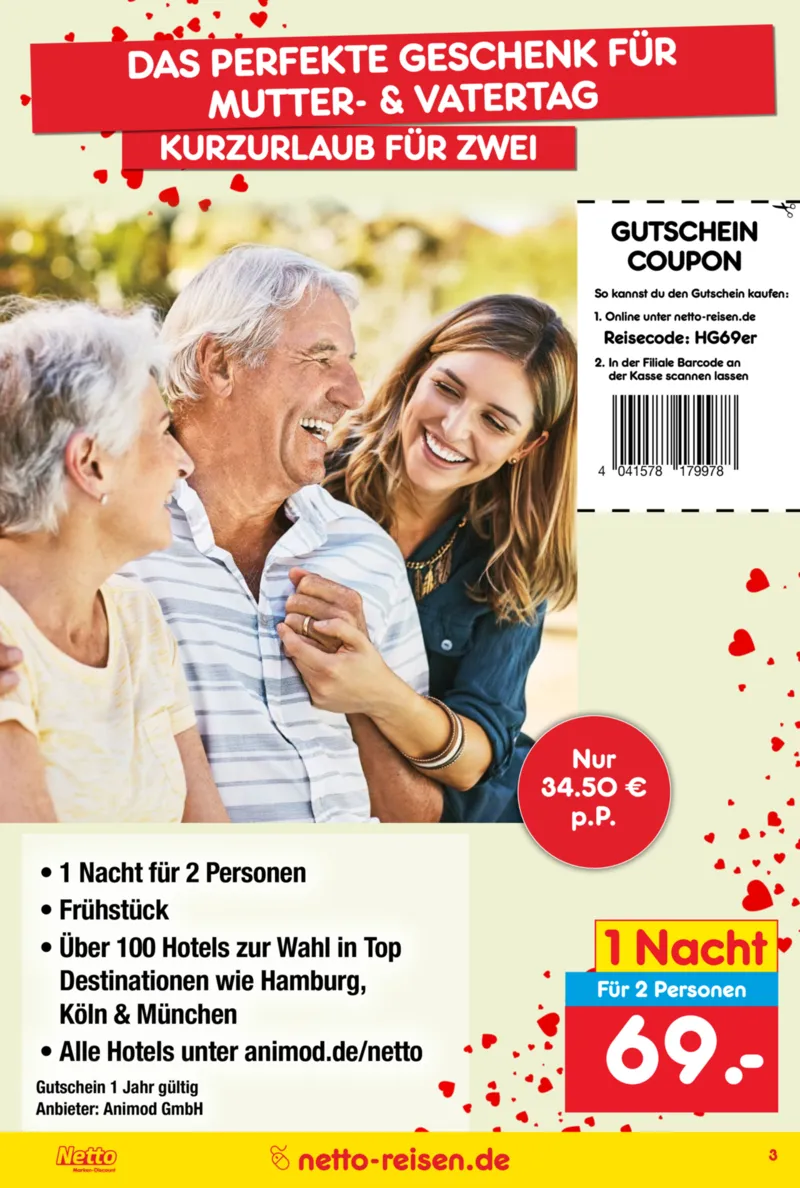 Netto-Reisen Prospekt vom 30.04.2026, Seite 3