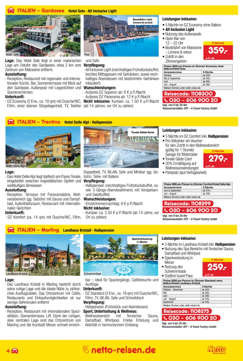 Netto-Reisen Prospekt vom 30.04.2026, Seite 4