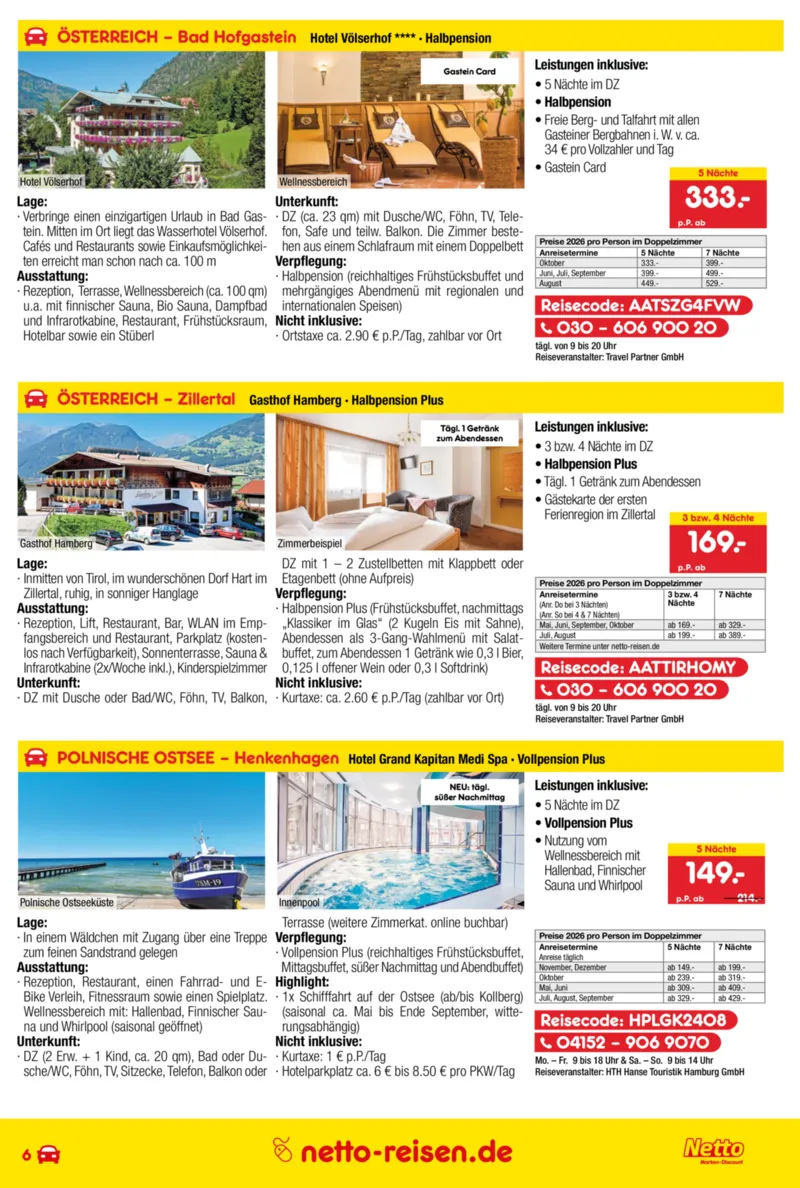 Netto-Reisen Prospekt vom 30.04.2026, Seite 6