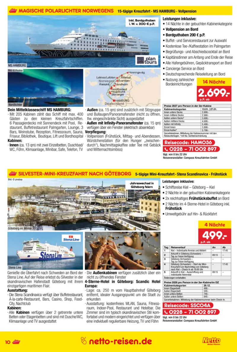 Netto-Reisen Prospekt vom 28.05.2026, Seite 10