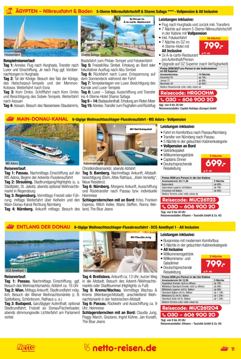 Netto-Reisen Prospekt vom 28.05.2026, Seite 11