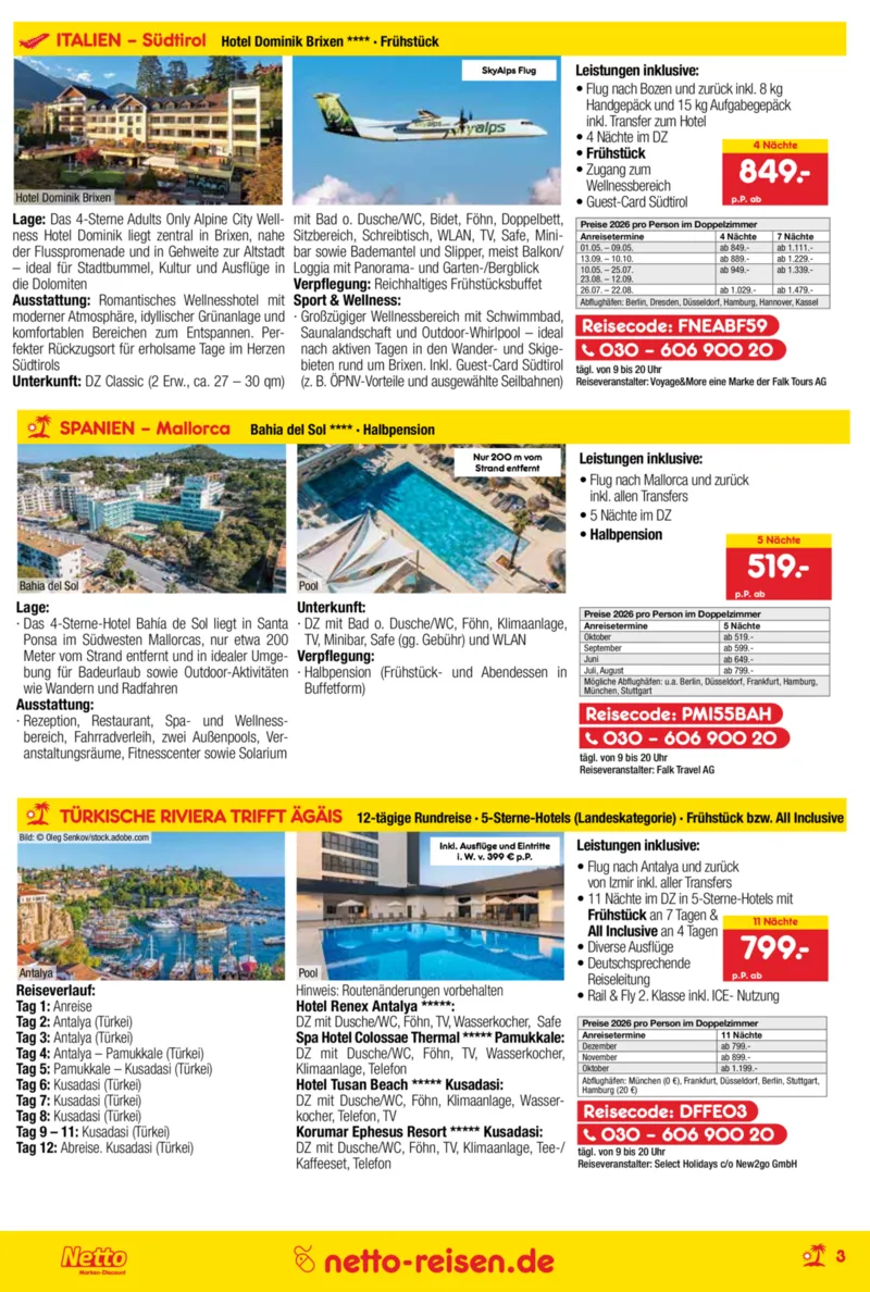 Netto-Reisen Prospekt vom 28.05.2026, Seite 3