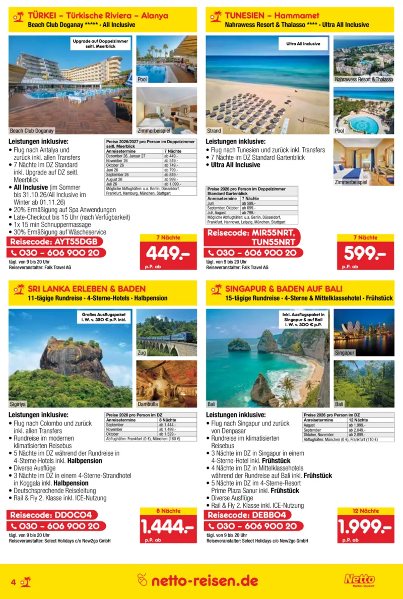 Netto-Reisen Prospekt vom 28.05.2026, Seite 4