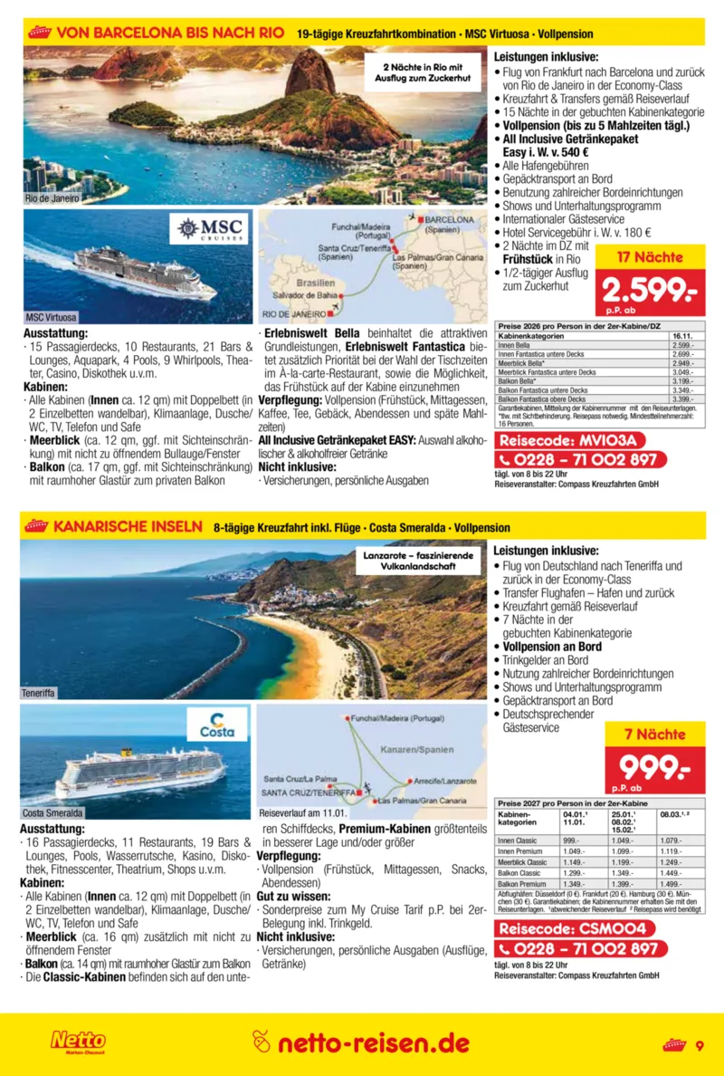 Netto-Reisen Prospekt vom 28.05.2026, Seite 9