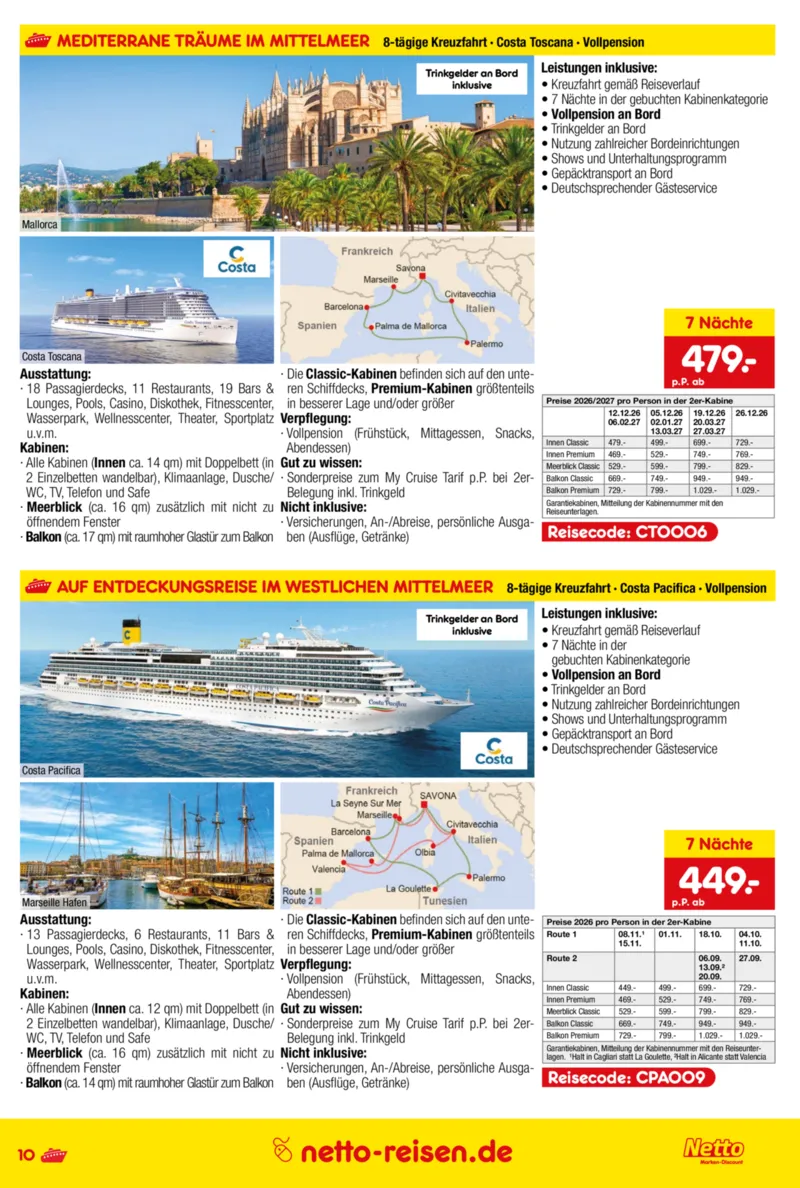 Netto-Reisen Prospekt vom 11.06.2026, Seite 10