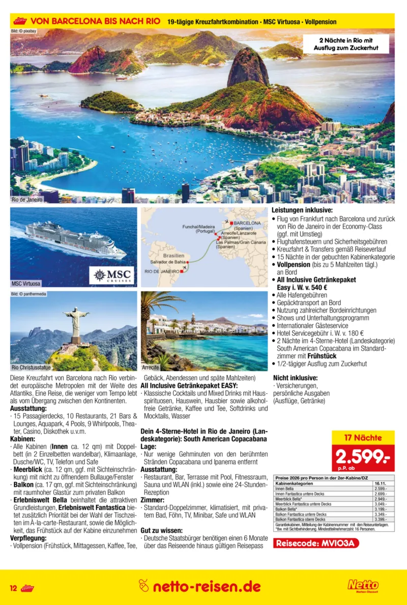 Netto-Reisen Prospekt vom 11.06.2026, Seite 12