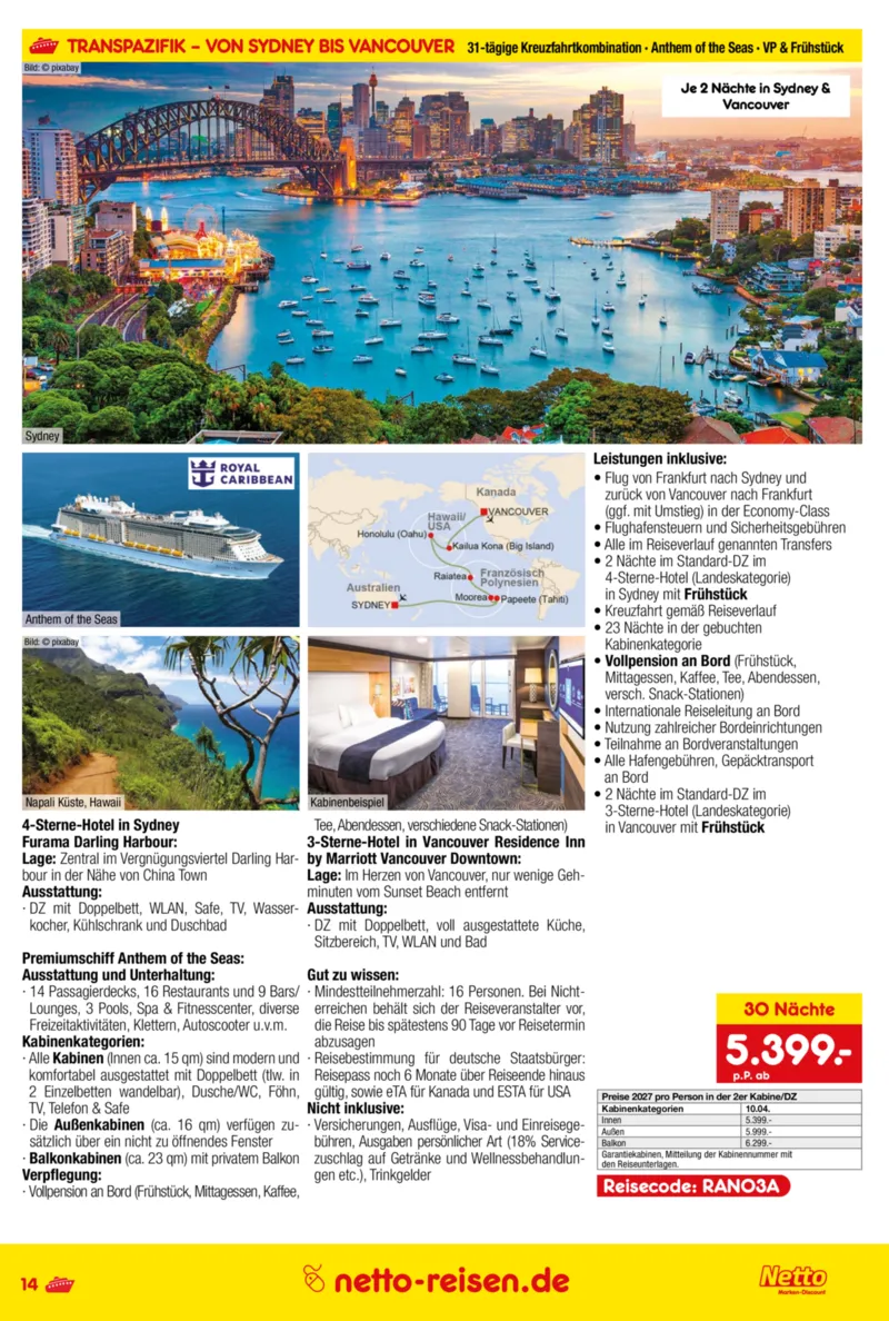 Netto-Reisen Prospekt vom 11.06.2026, Seite 14