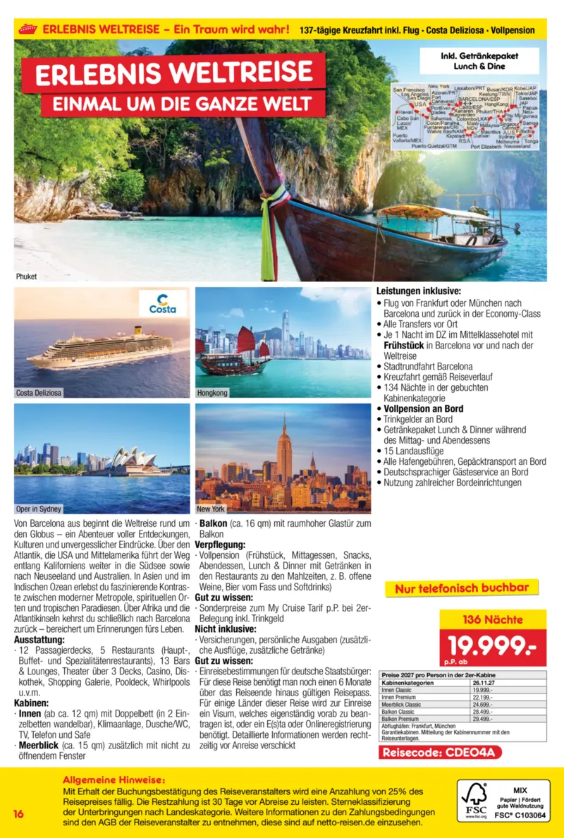 Netto-Reisen Prospekt vom 11.06.2026, Seite 16