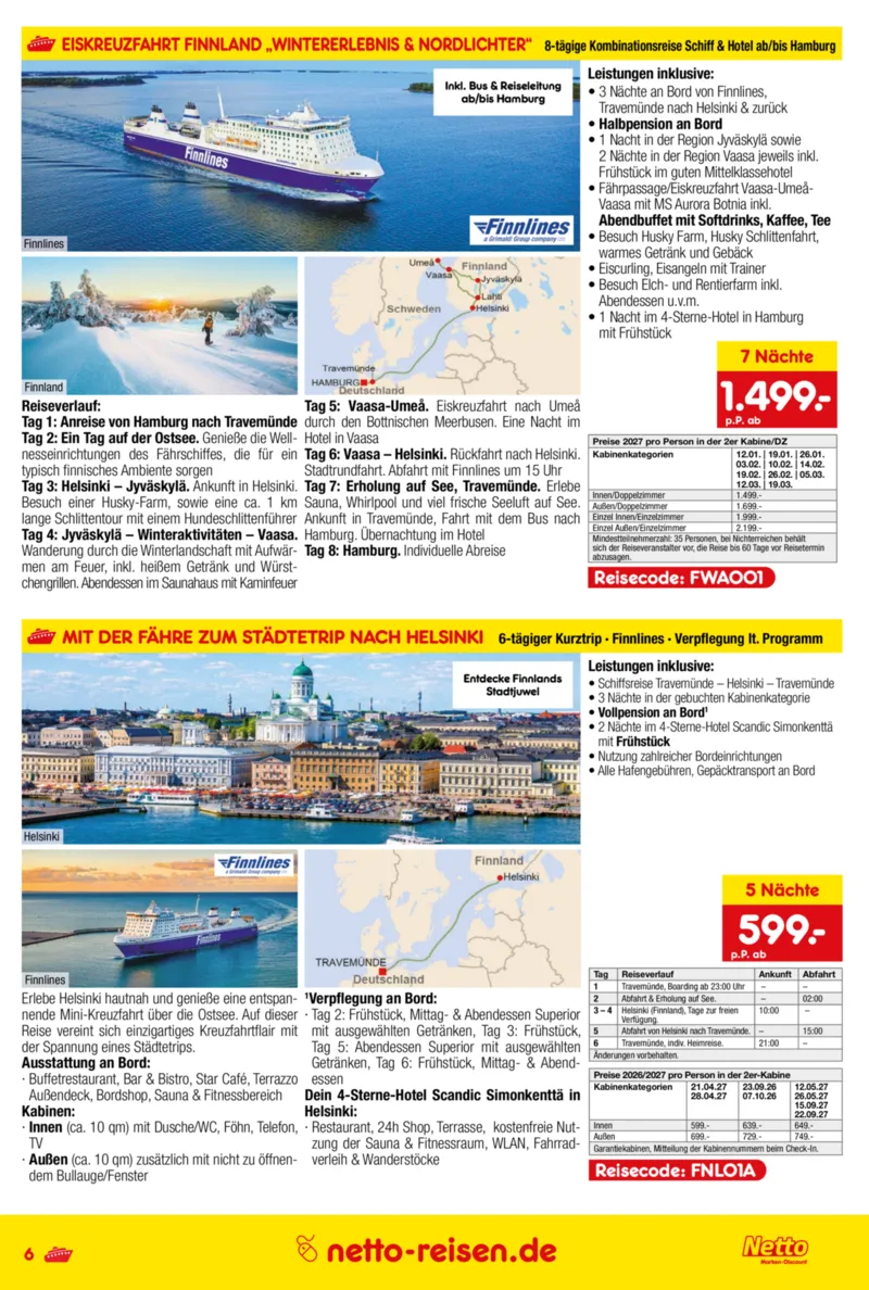 Netto-Reisen Prospekt vom 11.06.2026, Seite 6