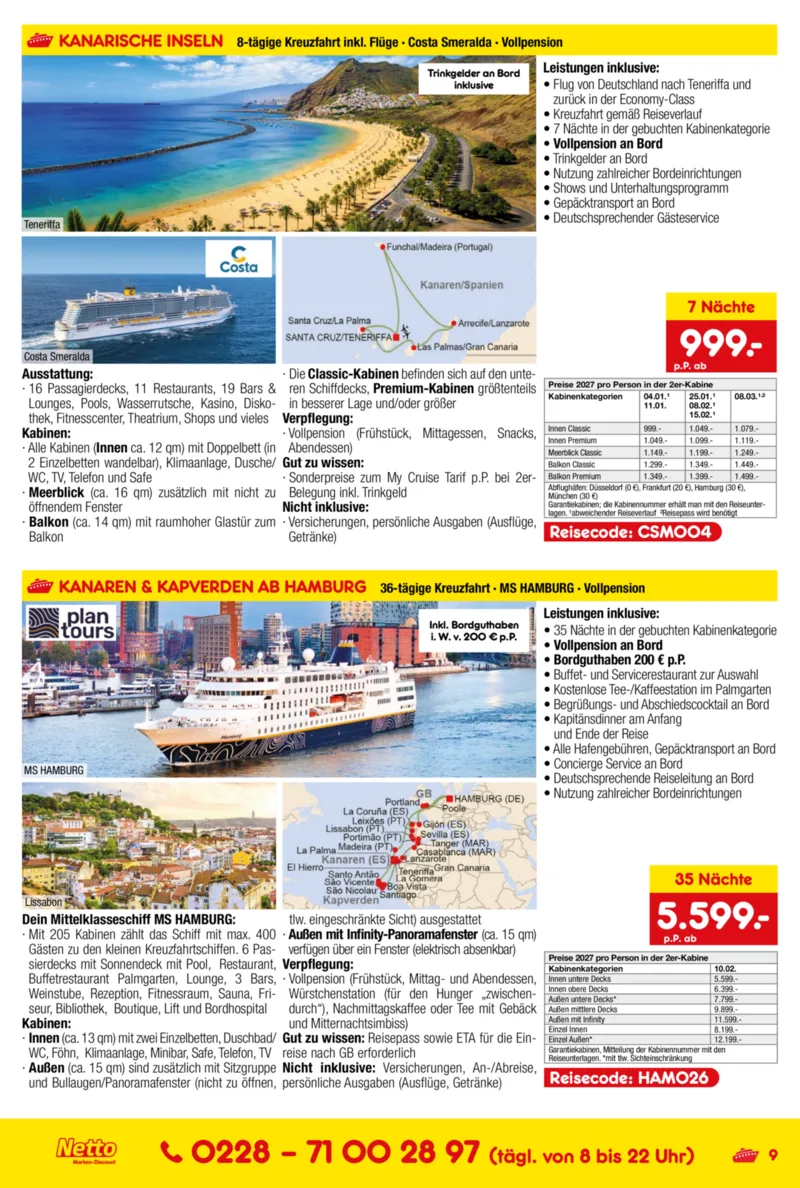 Netto-Reisen Prospekt vom 11.06.2026, Seite 9