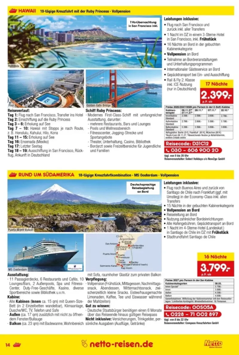 Netto-Reisen Prospekt vom 30.07.2026, Seite 14