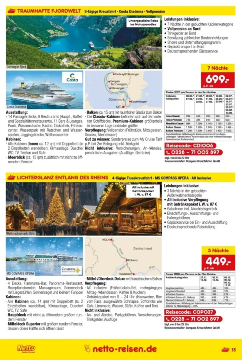 Netto-Reisen Prospekt vom 30.07.2026, Seite 15