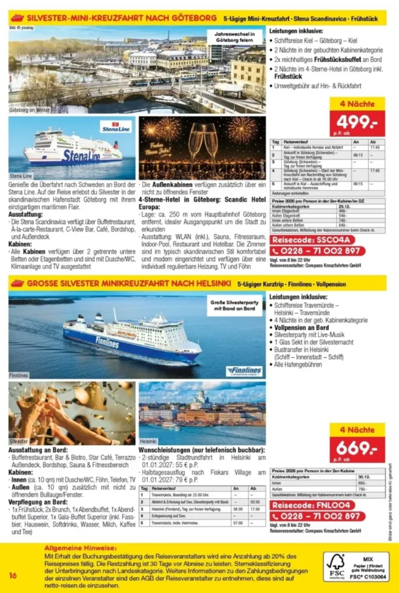 Netto-Reisen Prospekt vom 30.07.2026, Seite 16