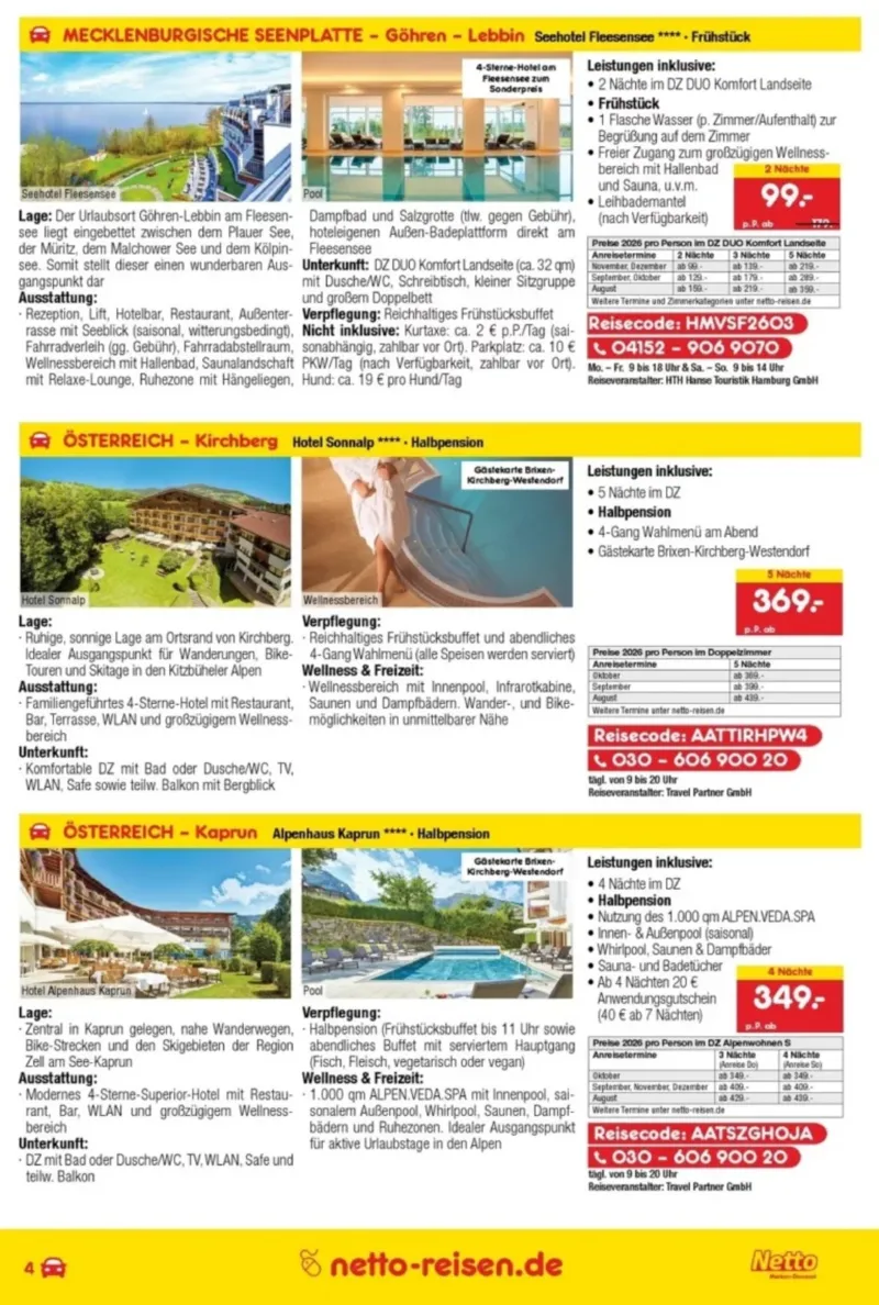 Netto-Reisen Prospekt vom 30.07.2026, Seite 4