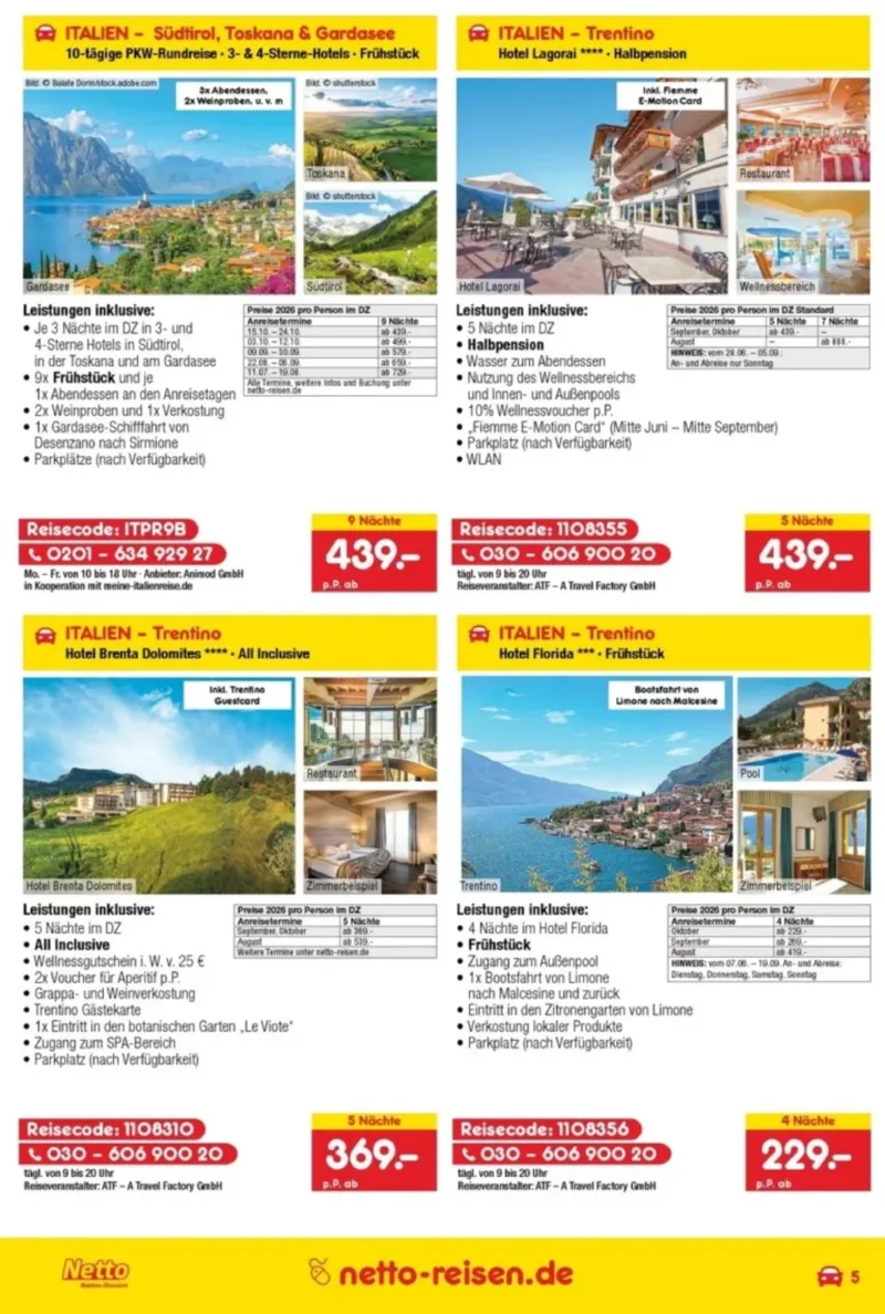 Netto-Reisen Prospekt vom 30.07.2026, Seite 5
