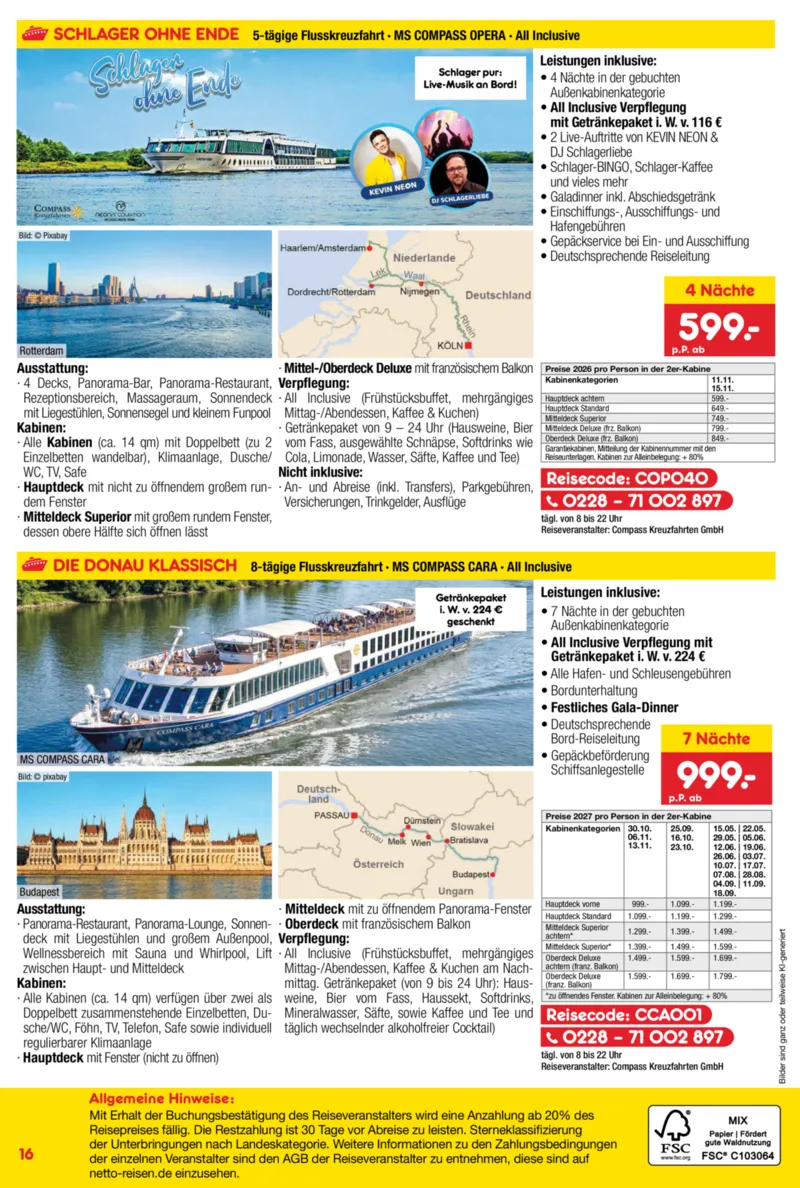 Netto-Reisen Prospekt vom 27.08.2026, Seite 16