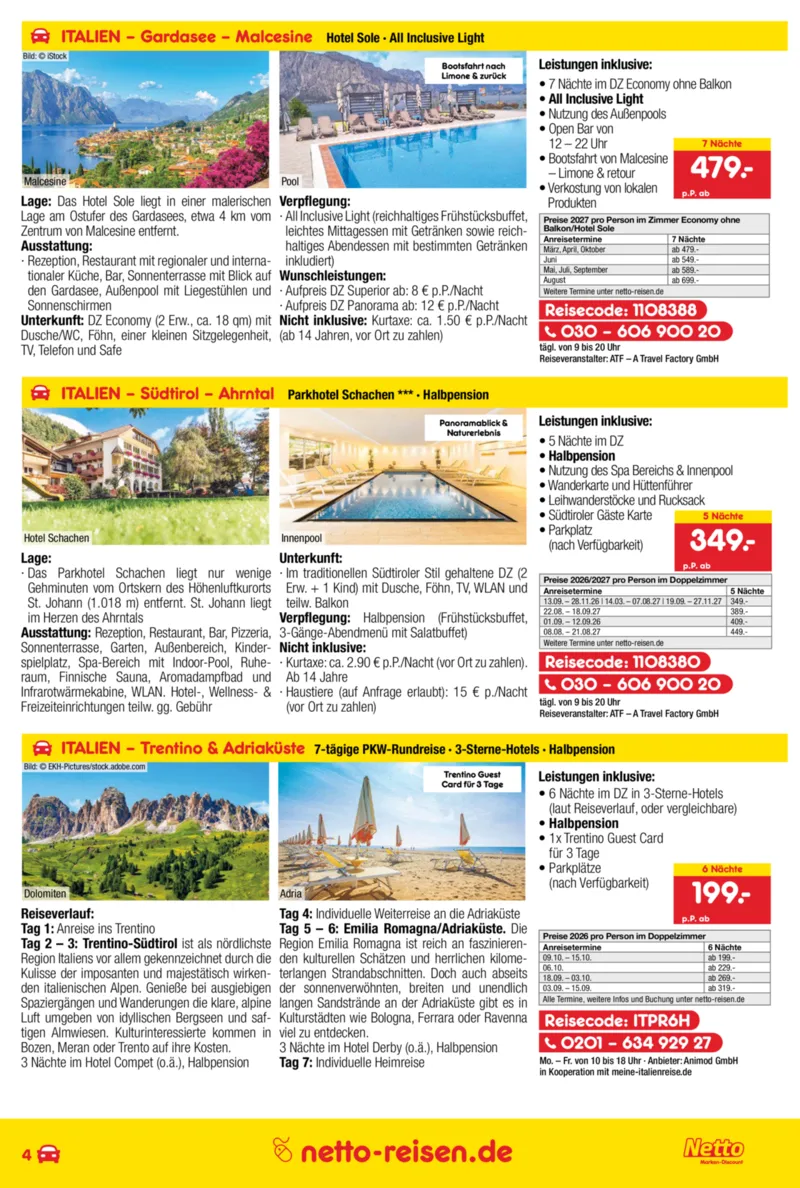 Netto-Reisen Prospekt vom 27.08.2026, Seite 4