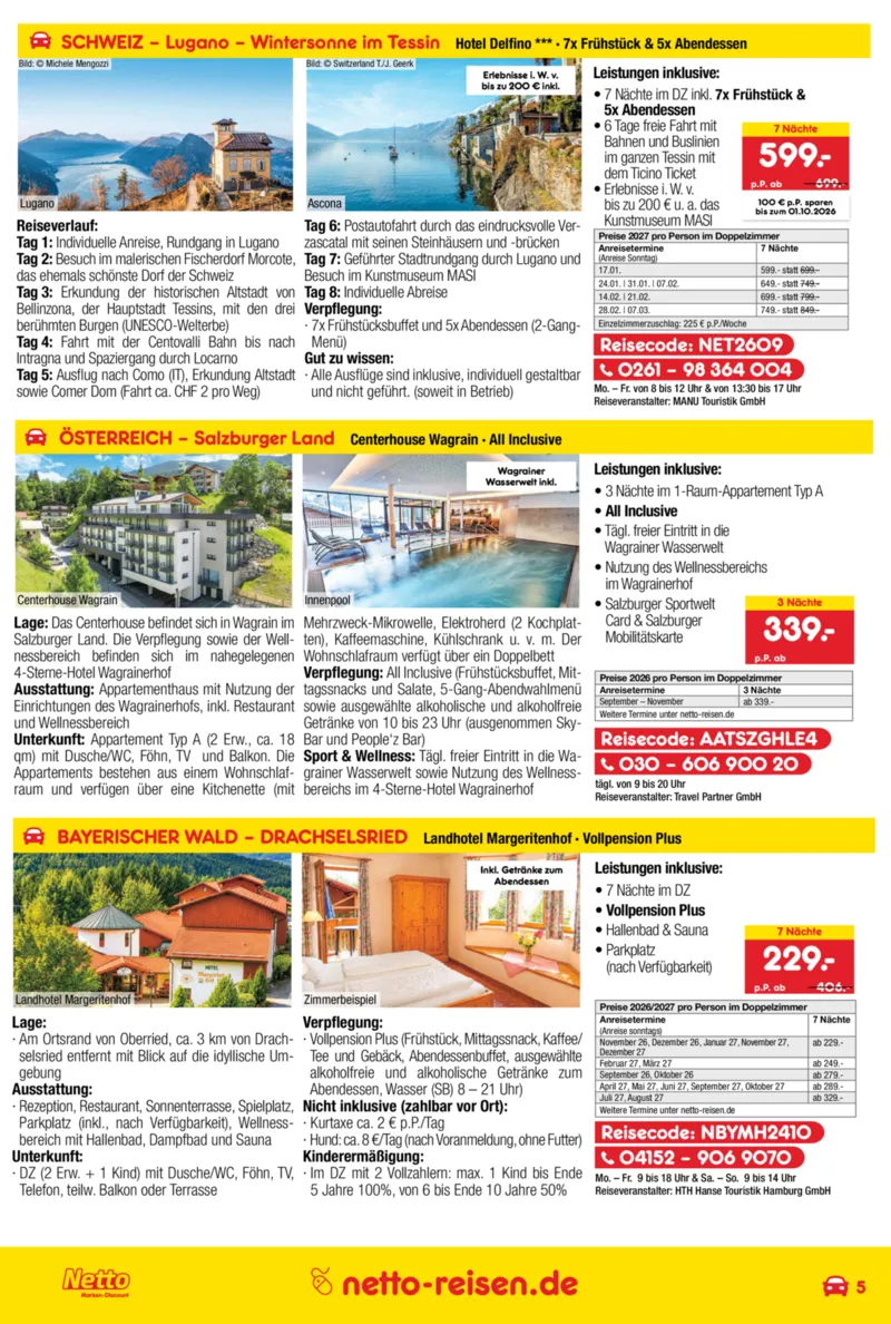 Netto-Reisen Prospekt vom 27.08.2026, Seite 5