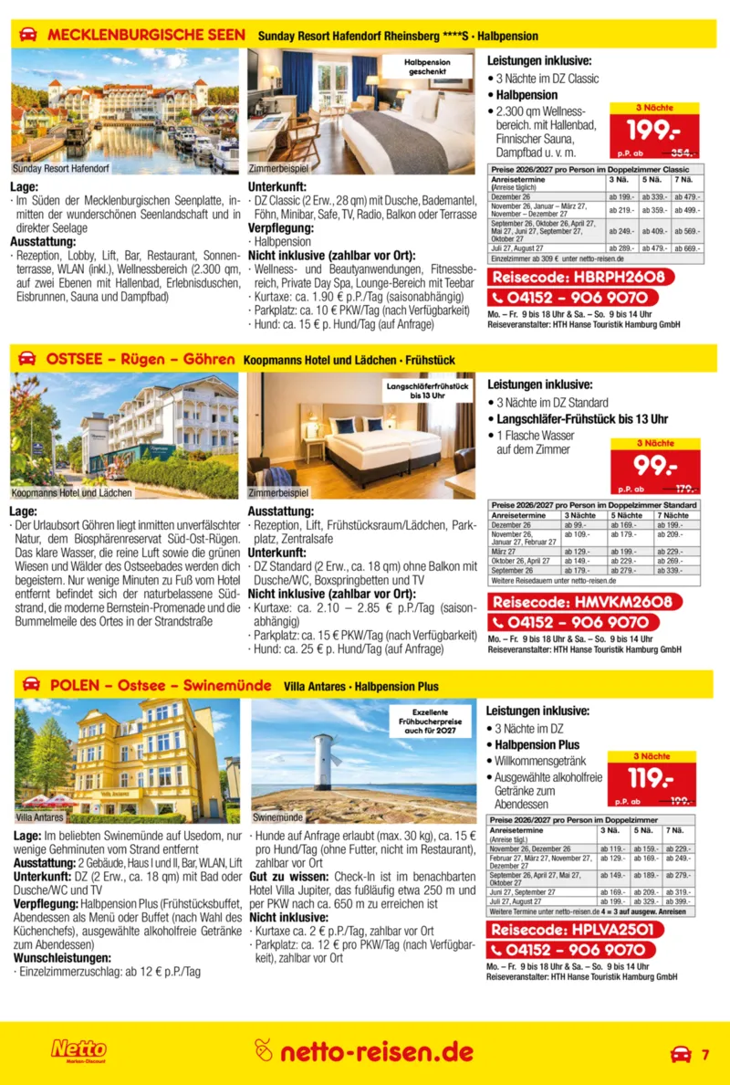 Netto-Reisen Prospekt vom 27.08.2026, Seite 7